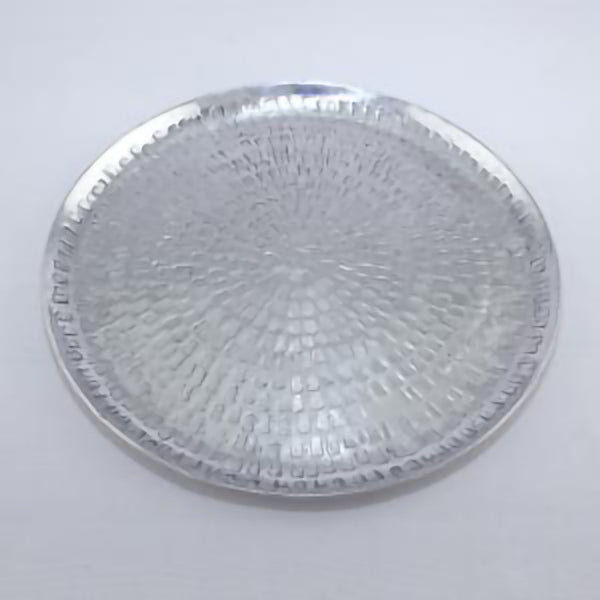 Dimpled Silver Tray