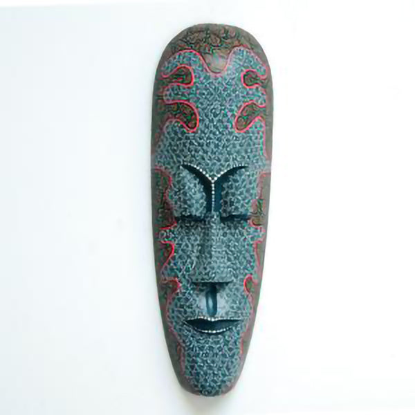 Blue Batik Mask
