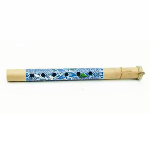 Blue Bamboo Flute