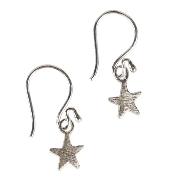 Sterling Star Earrings