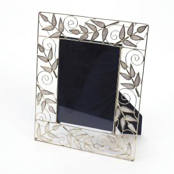 Blowing Leaves Capiz Frame