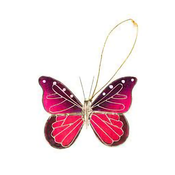 Pink Capiz Butterfly