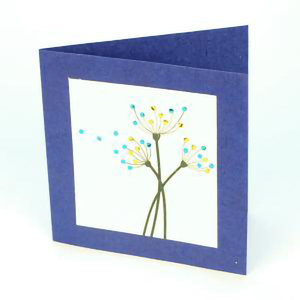 Windswept Flowers Card