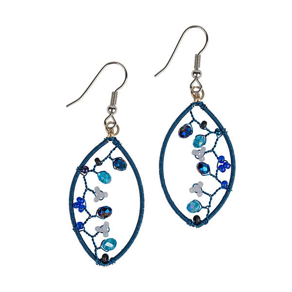 Frosted Bead Earrings