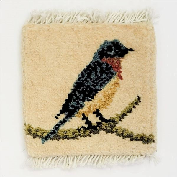 Bird Rug Coaster